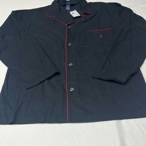 Polo Ralph Lauren men’s Pajama Top. 100% cotton. Made in Indonesia.